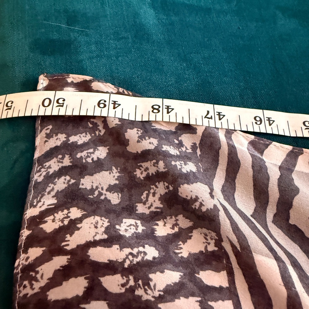 Adrienne Vittadini + Animal Print Scarves Bundle Women Zebra Leopard Abstract - Picture 9 of 12
